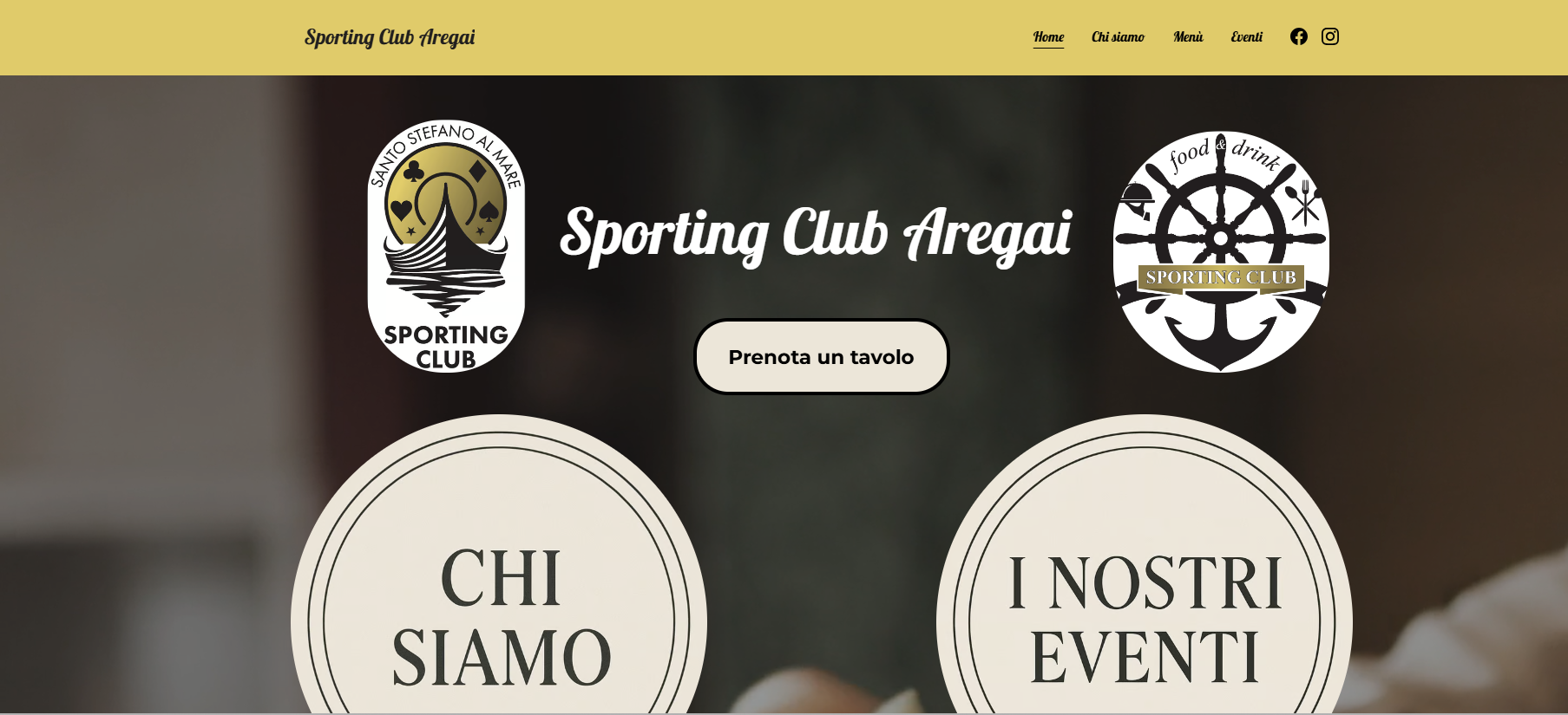 Home Page di un sito web professionale realizzata da FRdigital - Soluzioni digitali per aziende