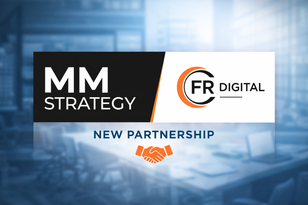 Annuncio della nascita della collaborazione tra FRdigital e MMstrategy